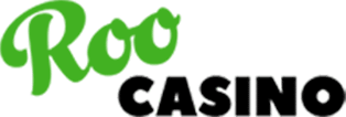 Official Roo Casino logo featuring a kangaroo and card symbols